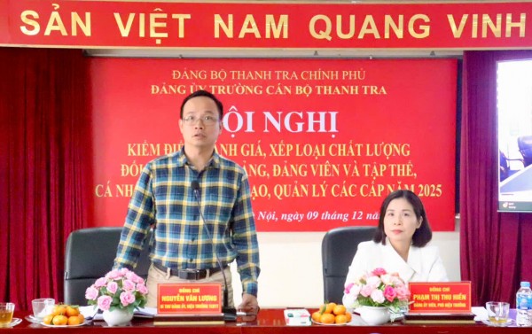 Đảng bộ Trường Cán bộ Thanh tra: Giữ vững đoàn kết, đổi mới, nâng cao chất lượng toàn diện